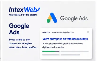 google ads agence marketing digital intexweb